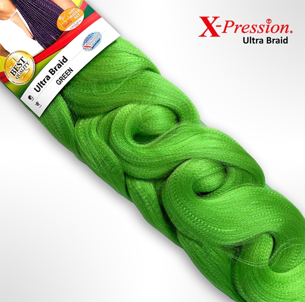 X-pression Ultra Braids #Green