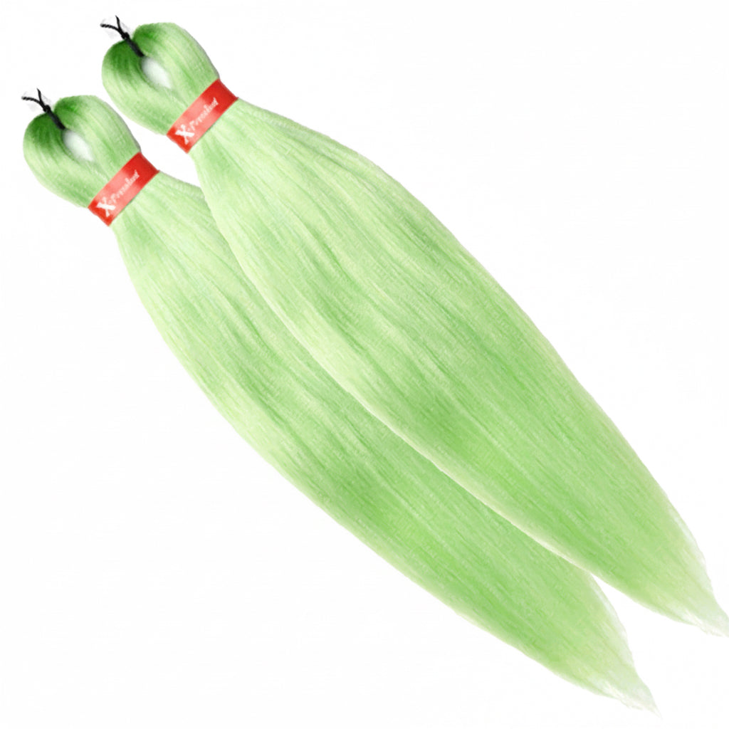 Xpression Pre-Stretched Ultra Braids - Ice Green