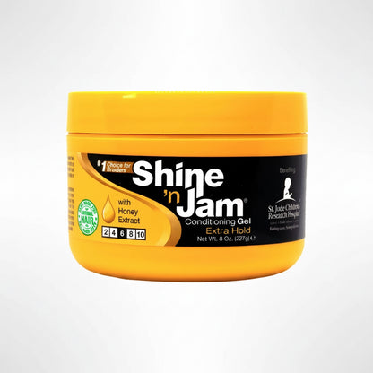 Shine & Jam Extra Hold Braiding Gel - 8 Oz