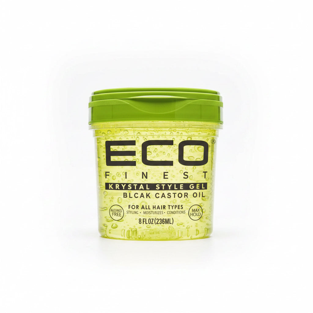 Eco Style Gel Black Castor Oil 8oz (236ml)