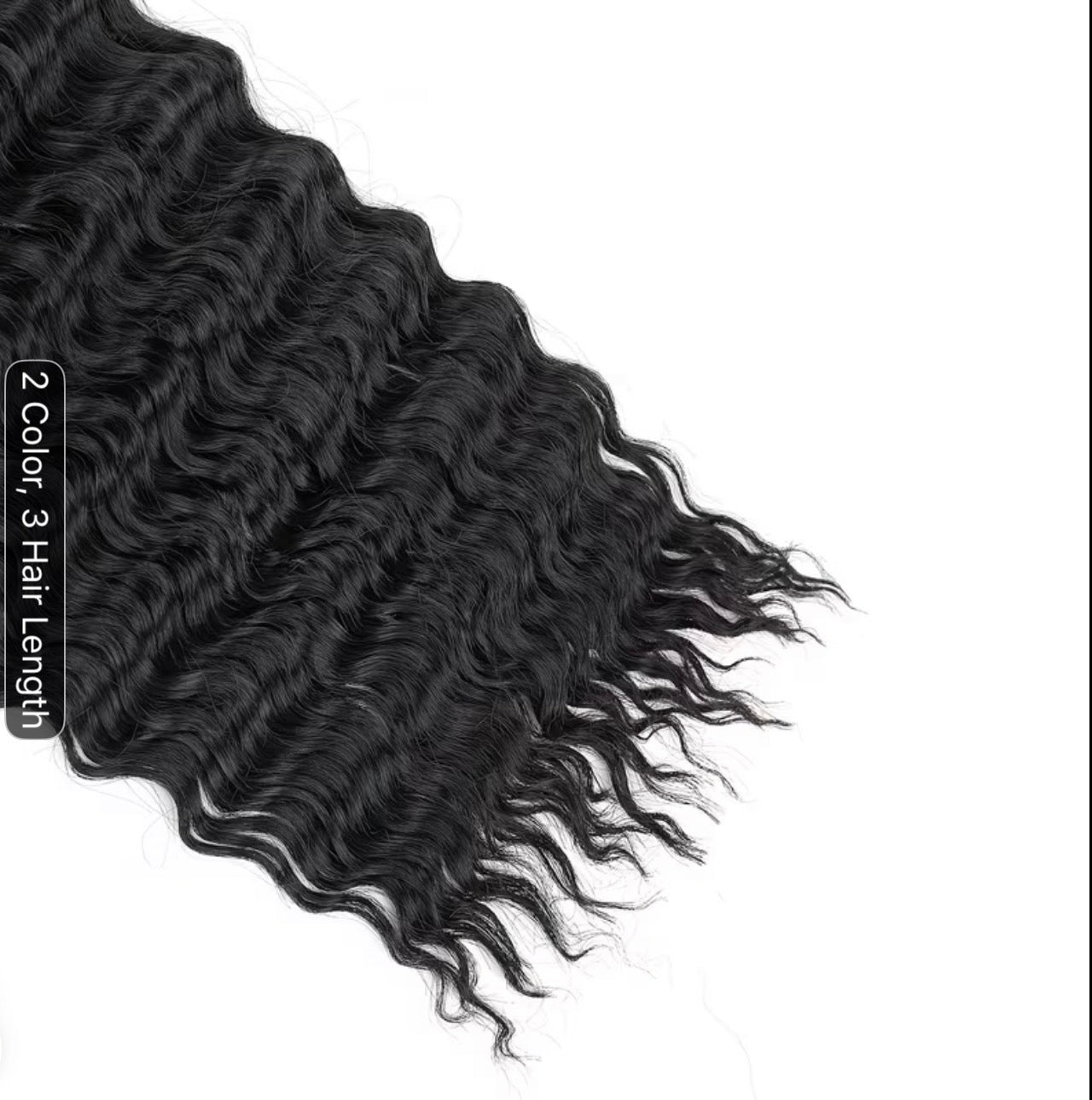 Ariel Curls Crochet - 1B