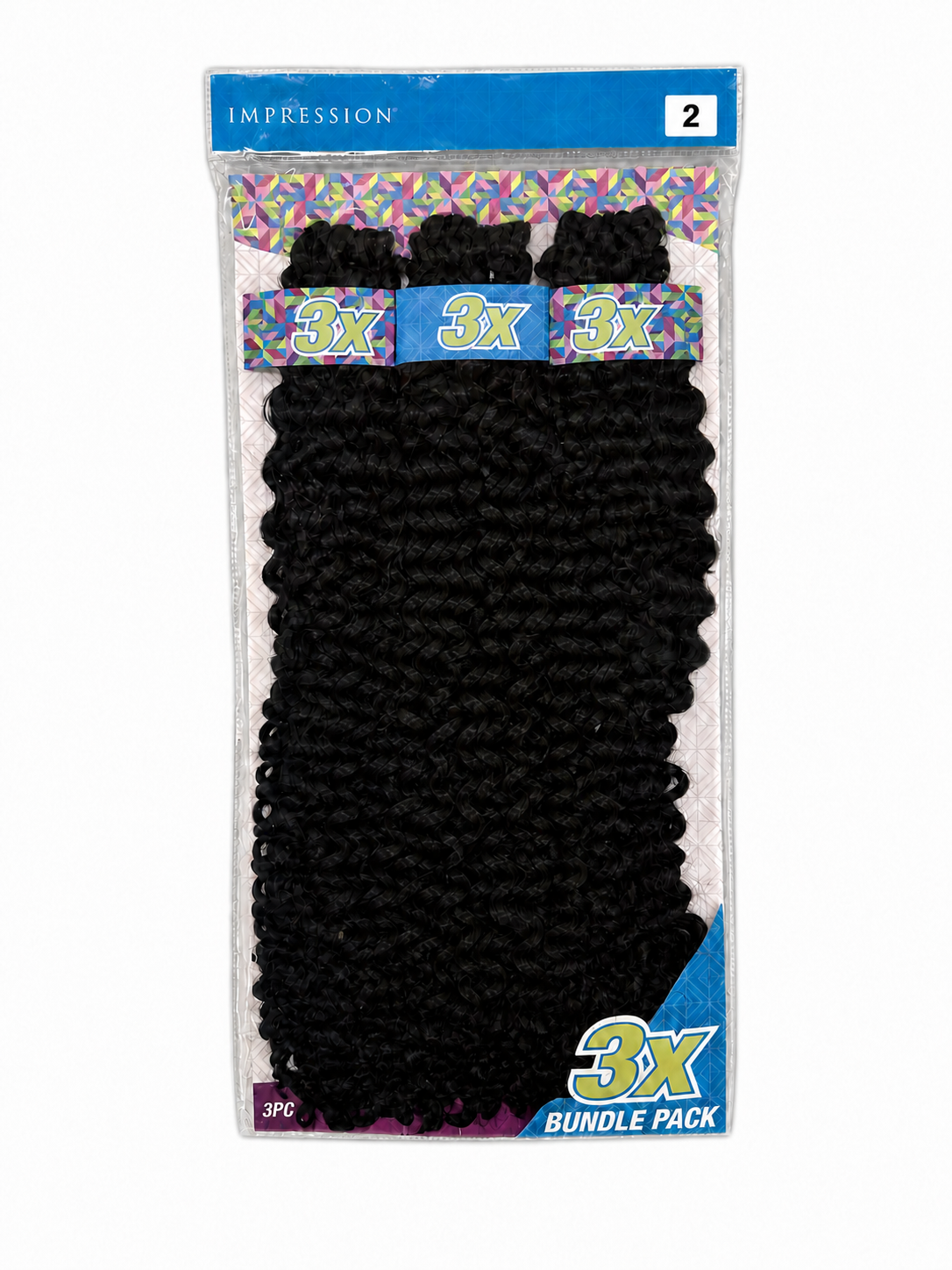 Impression- Water Wave Crochet- #2 - 16 Inches