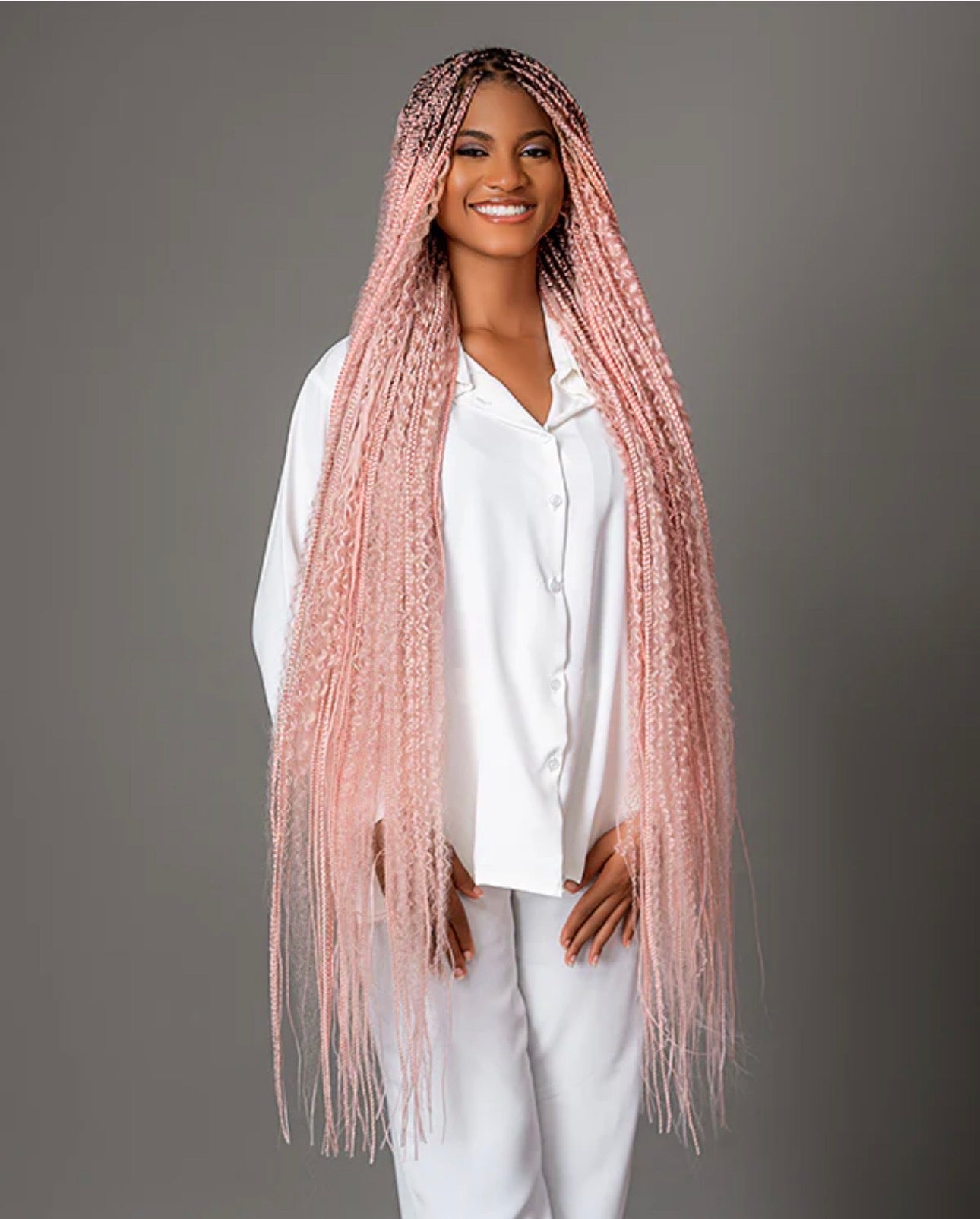 Lush Wow Braids Peach