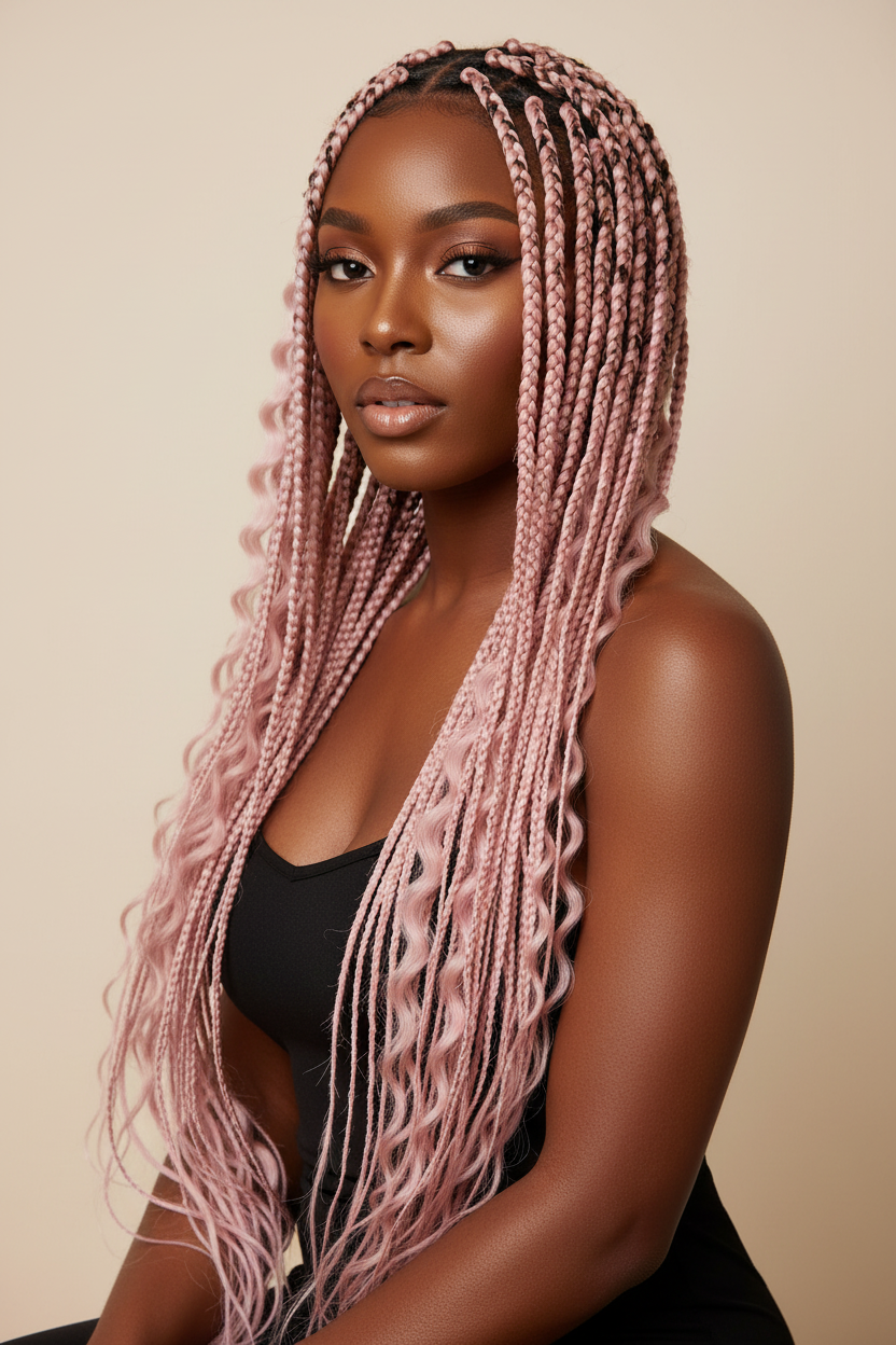 Lush Wow Braids Peach