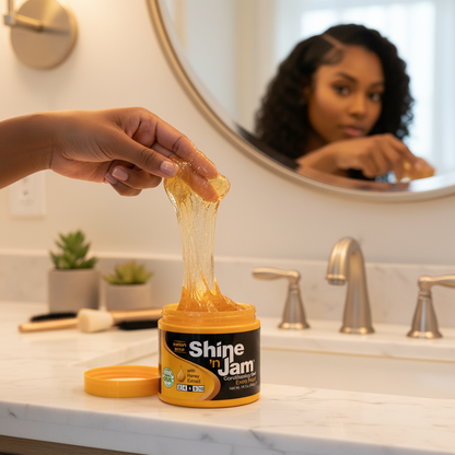 Shine & Jam Extra Hold Braiding Gel - 16oz