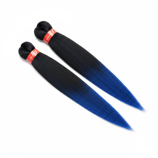 Xpression Pre-Stretched Ultra Braids - T1B/Blue