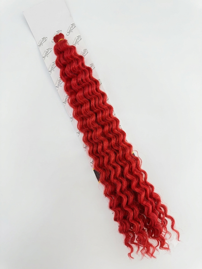 Deep Wave Crochet- RED