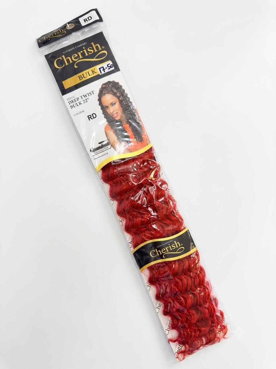Deep Wave Crochet- RED