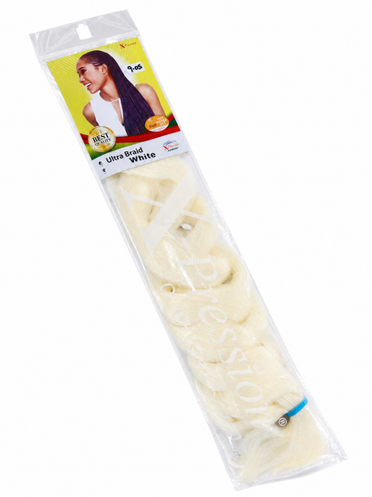 X-pression Ultra Braids - White