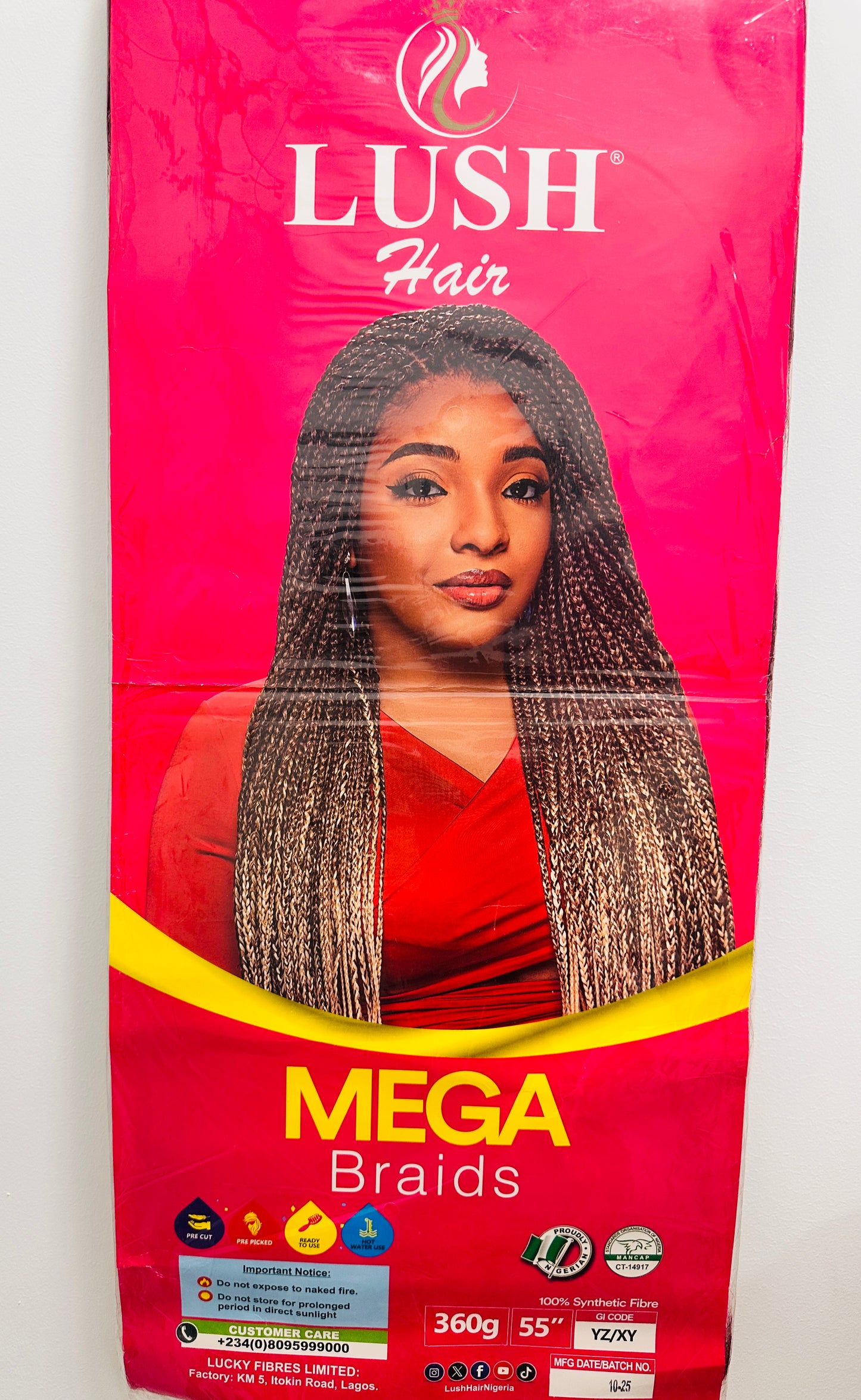 Lush Pre-Stretched Mega Braids 900