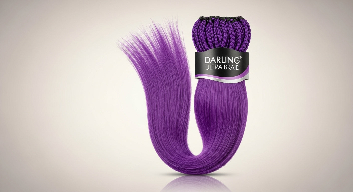 Darling-Braids – color purple