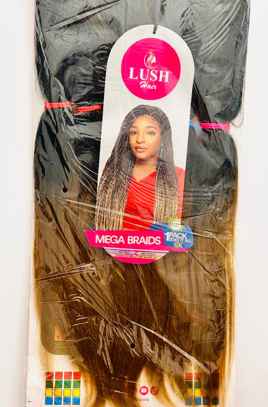 Lush Pre-Stretched Mega Braids 1/27