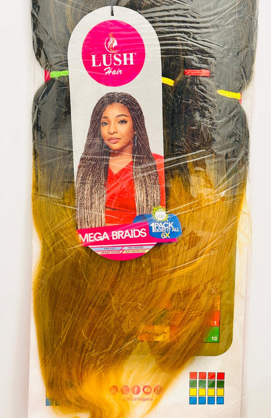 Lush Pre-Stretched Mega Braids 1/144